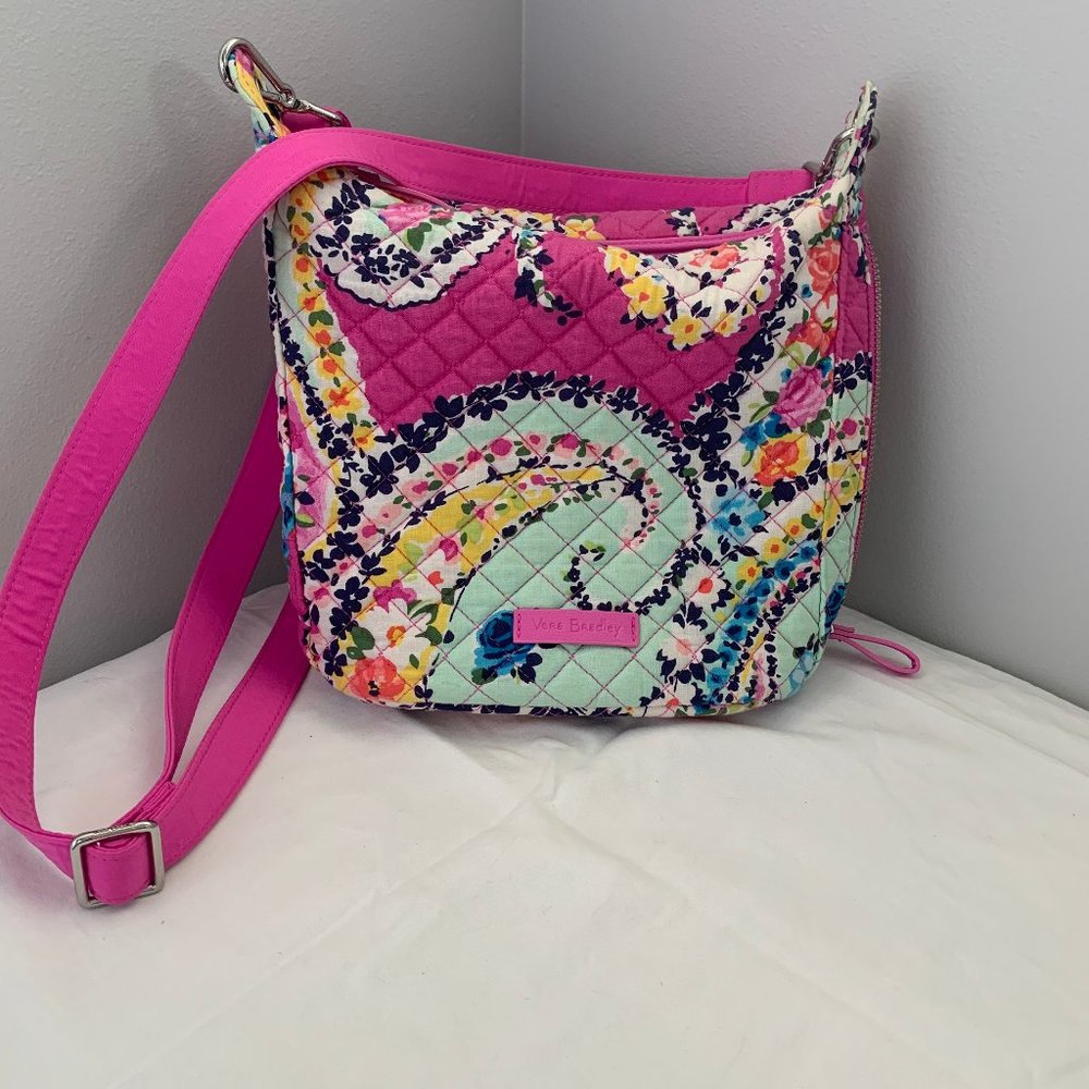 Vera Bradley Hobo Crossbody Wildflower Paisley